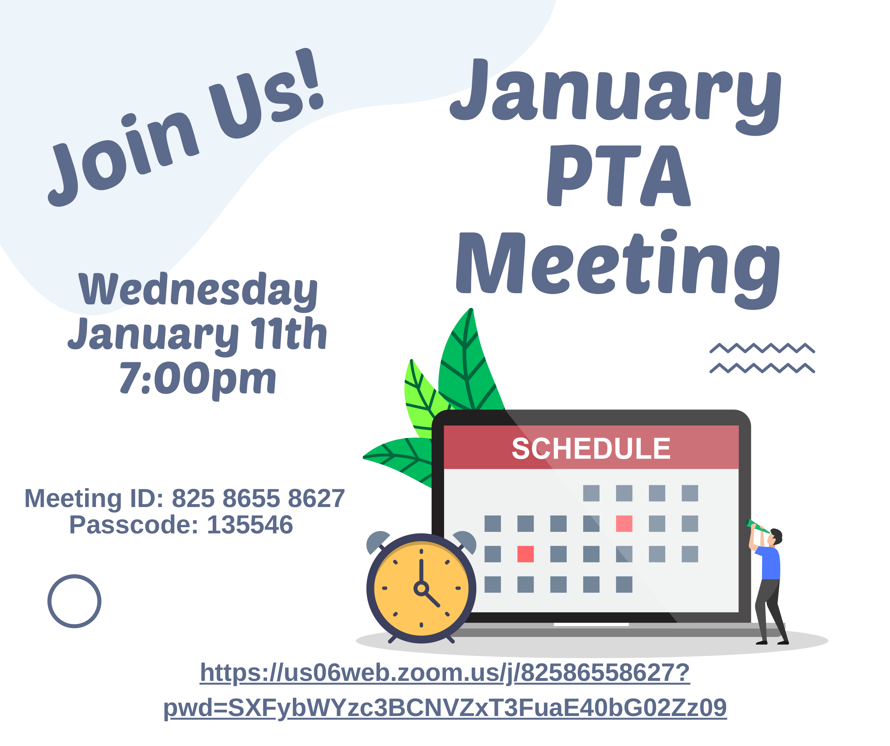 2023 January PTA Meeting Scribner Road PTA